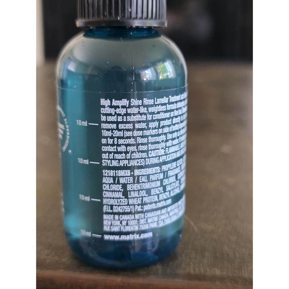 MATRIX Total Results - HIGH AMPLIFY - Shine Rinse Treatment 1.7oz Travel Size - Picture 2 of 2